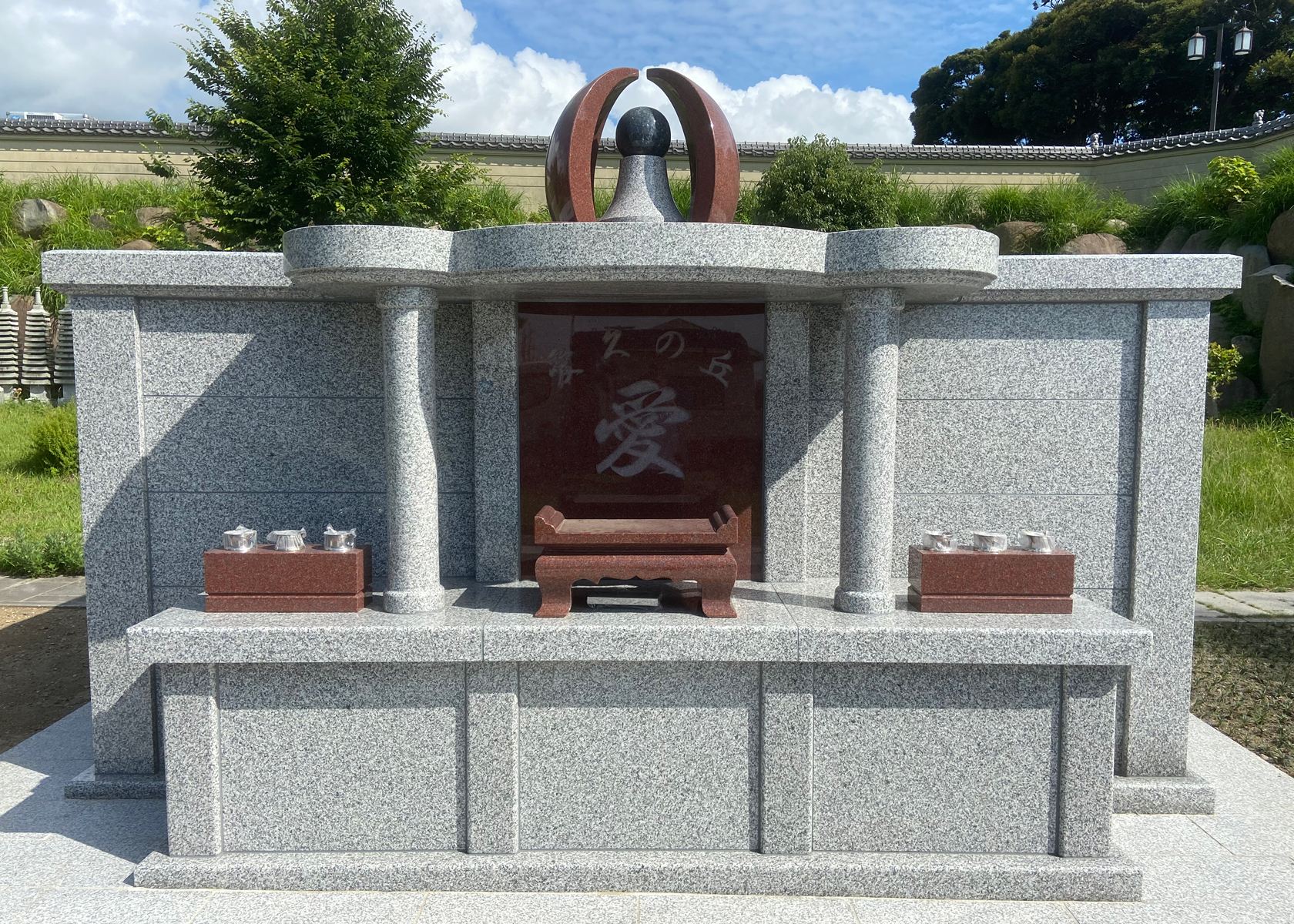 愛久の丘の合同墓地